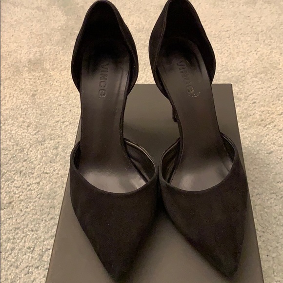 Vince suede black heels - Picture 2 of 8